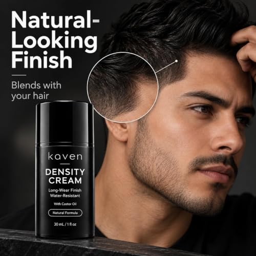 Kaven Density Cream for Thinning Hair, Black