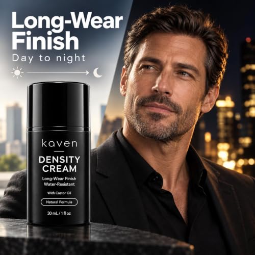 Kaven Density Cream for Thinning Hair, Black