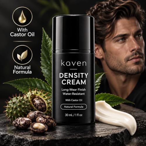 Kaven Density Cream for Thinning Hair, Black