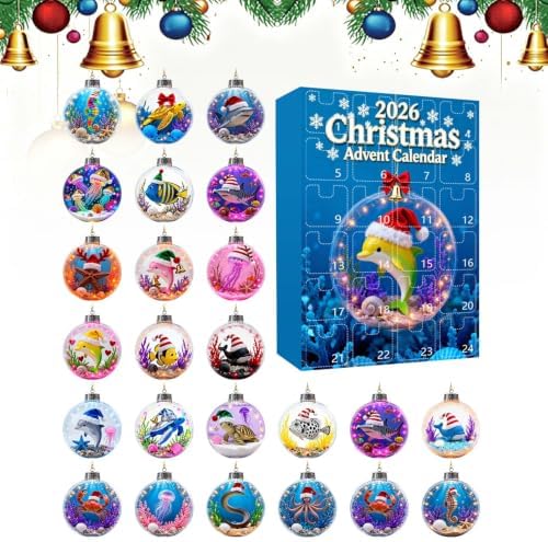 Advent Calendar 2026, 24 Day Christmas Countdown Calendar, #Q