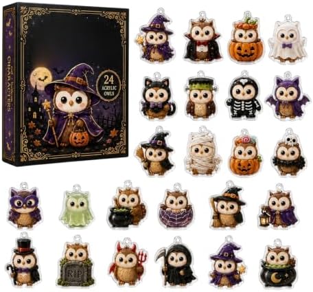 Halloween Advent Calendar 2026, 24 Days Christmas Countdown, #A2