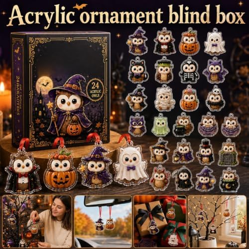 Halloween Advent Calendar 2026, 24 Days Christmas Countdown, #A2
