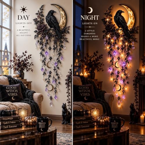 16'' Elegant Halloween Cascade Wall Light, Halloween Orange Pumpkin Lights