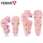 VEMAR New Motorcycle Elbow Guards Knee Pads Adjustable Motocross Racing Elbow/Knee Protector 4pcs Moto Cycling Protective Gear
