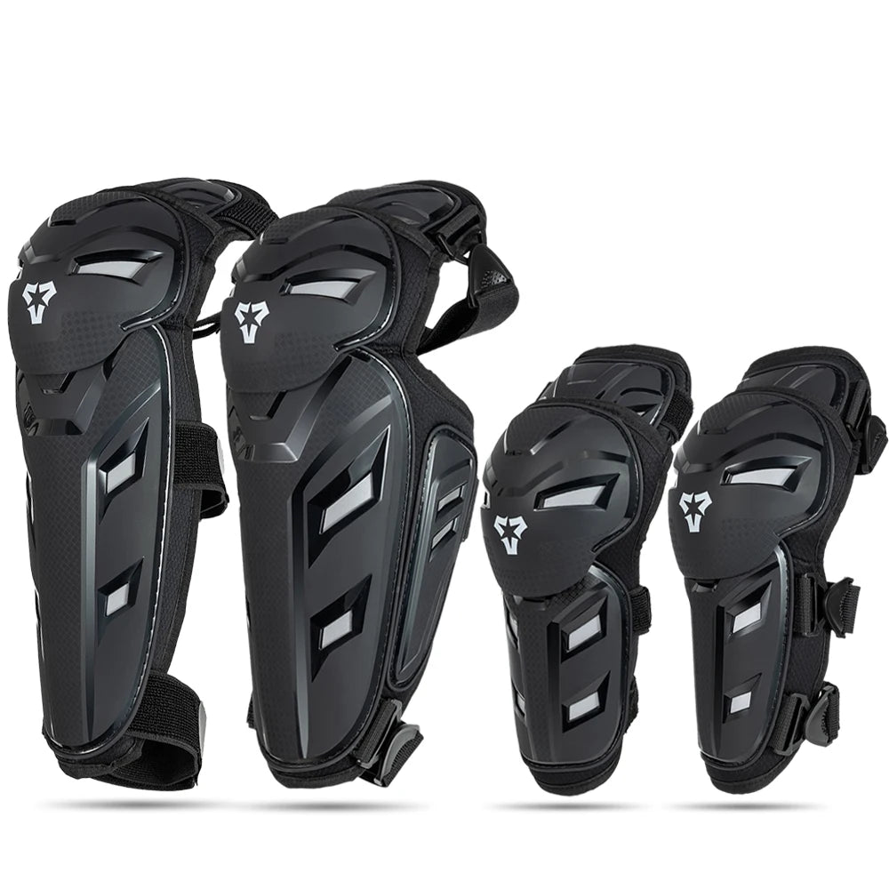 VEMAR New Motorcycle Elbow Guards Knee Pads Adjustable Motocross Racing Elbow/Knee Protector 4pcs Moto Cycling Protective Gear