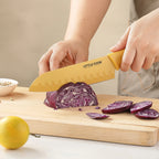 6PCS Stainless Steel Kitchen Chef Knife Set with Protective Cover for Home and Kitchen