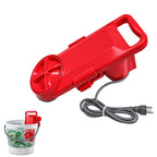 Portable Bucket Washing Machine, 5-Gallon Mini Washer with Timer (red)