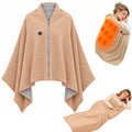 2027 Heated Shawl Wraps for Women Washable Heated Poncho Blanket Cordless，A