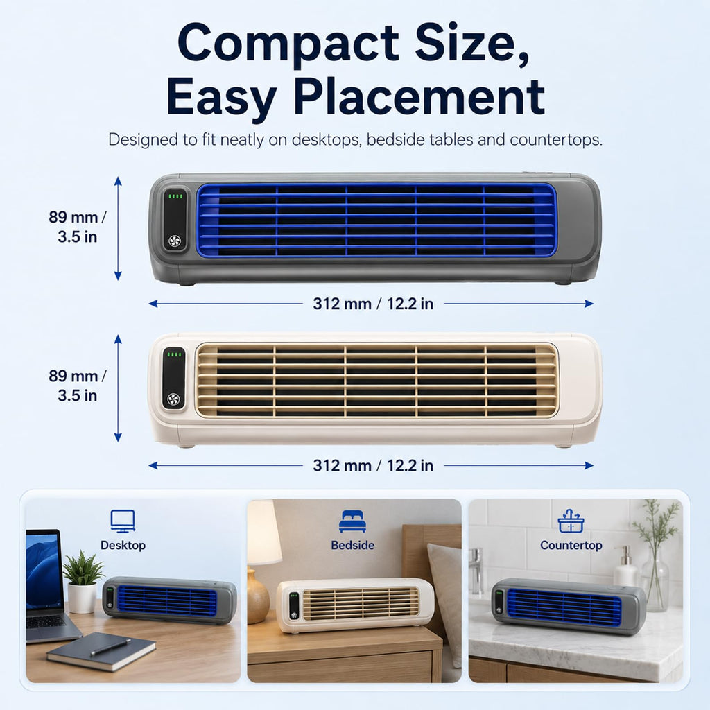 Upgrade Cooling Ace Portable Air conditioner Mini Cooling Fan with 3 Speeds