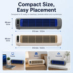 Upgrade Cooling Ace Portable Air conditioner Mini Cooling Fan with 3 Speeds