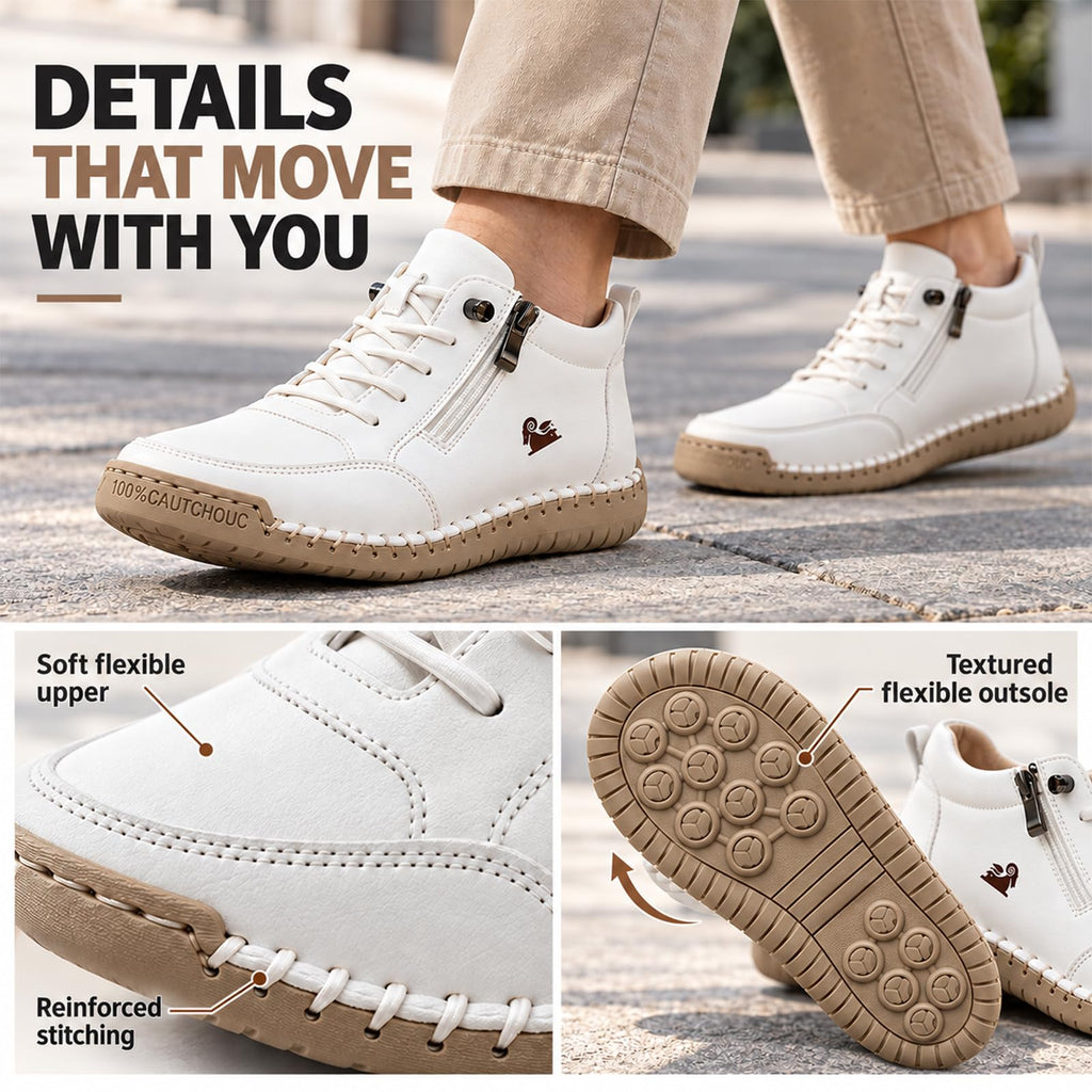 2027 Urban Comfortable Orthopedic Zipper Sneakers for Women Men