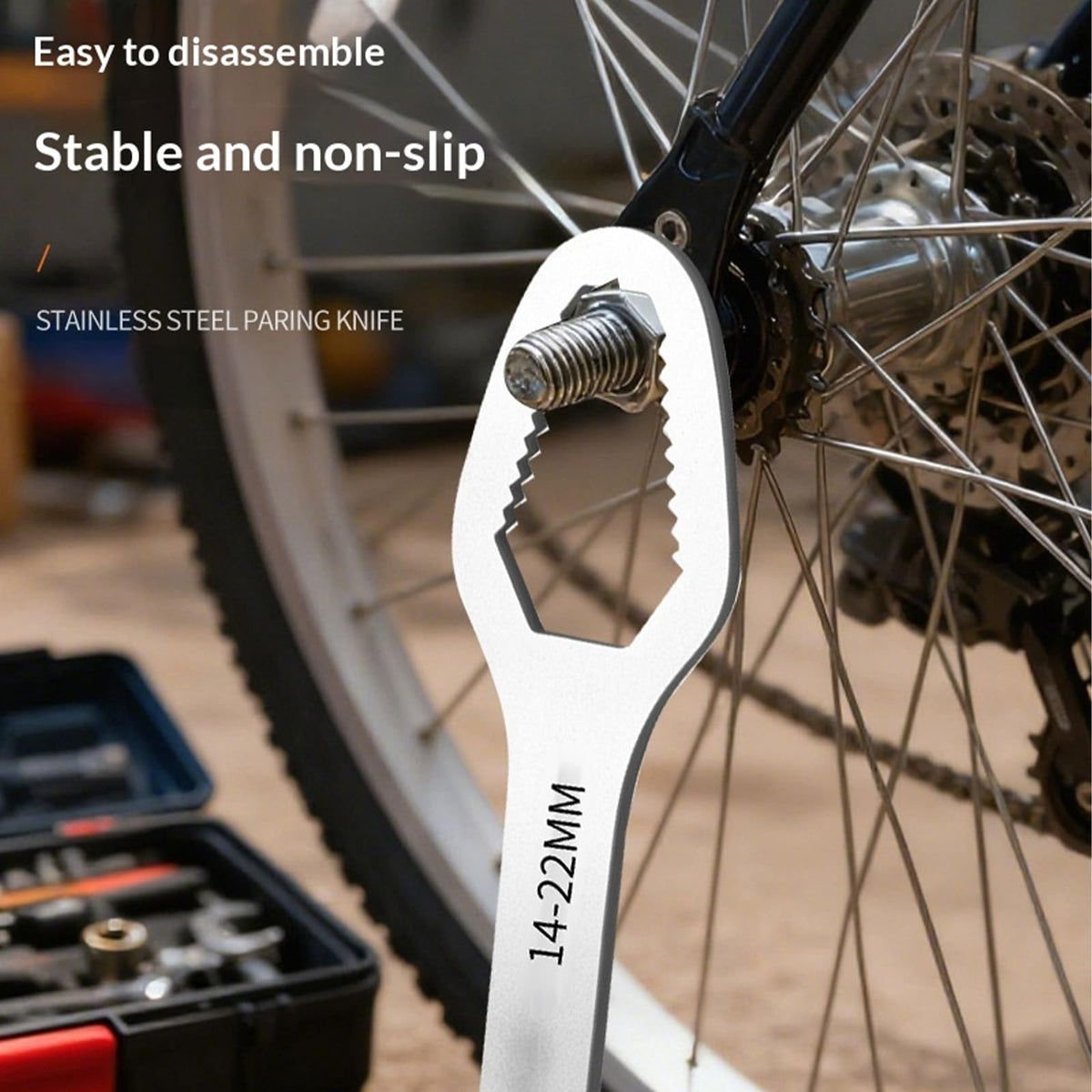 Universal Double Ended Wrench Set, Self Adjusting Heavy Duty Multifunctional Repair Tool