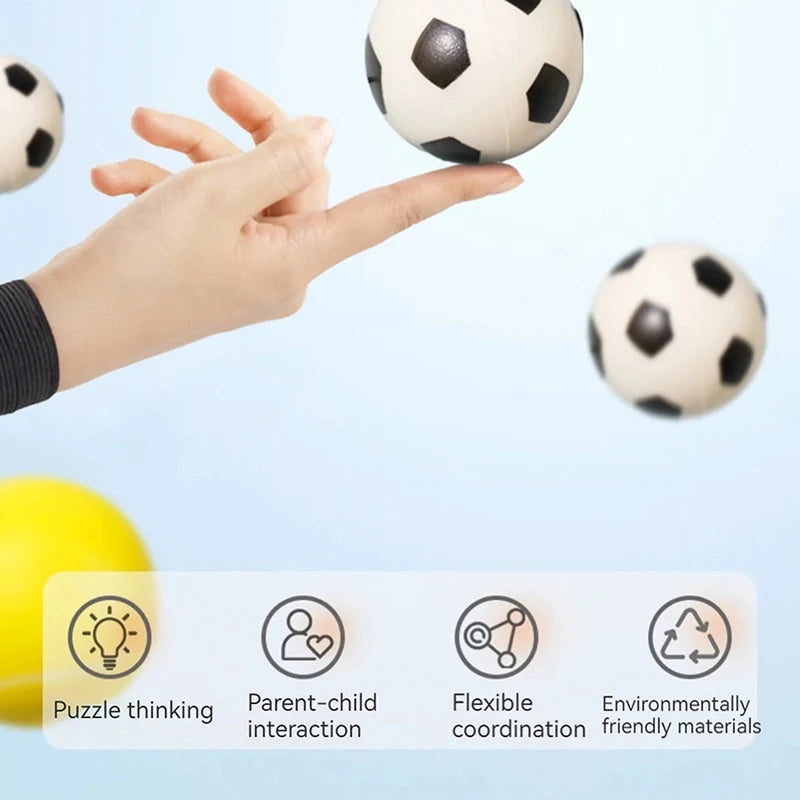 Elastic Bouncing Rubber Hand Ball Game Exercise Sport Strength Training Toy For Children Kids Outdoor