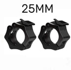 1/2Pcs 25/28/30mm Quick Release Barbell Clamps Spin Lock Barbell Collars Weight Bar Clips for Weightlifting Ad Strength Training