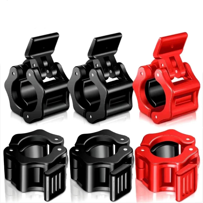 1/2Pcs 25/28/30mm Quick Release Barbell Clamps Spin Lock Barbell Collars Weight Bar Clips for Weightlifting Ad Strength Training