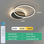 Modern LED Ceiling Chandelier Lighting For Home Living Study Room Bedroom Dimmable Ceiling lamp Indoor Lighting decoration Lamps