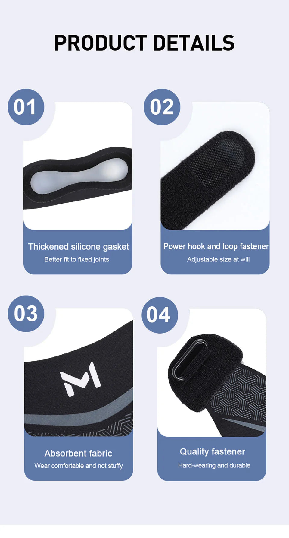 1PCS Adjustable Patella Stabilizer Brace For Knee Pain Relief Tendonitis & Arthritis Support Running Sports Strap Jumper