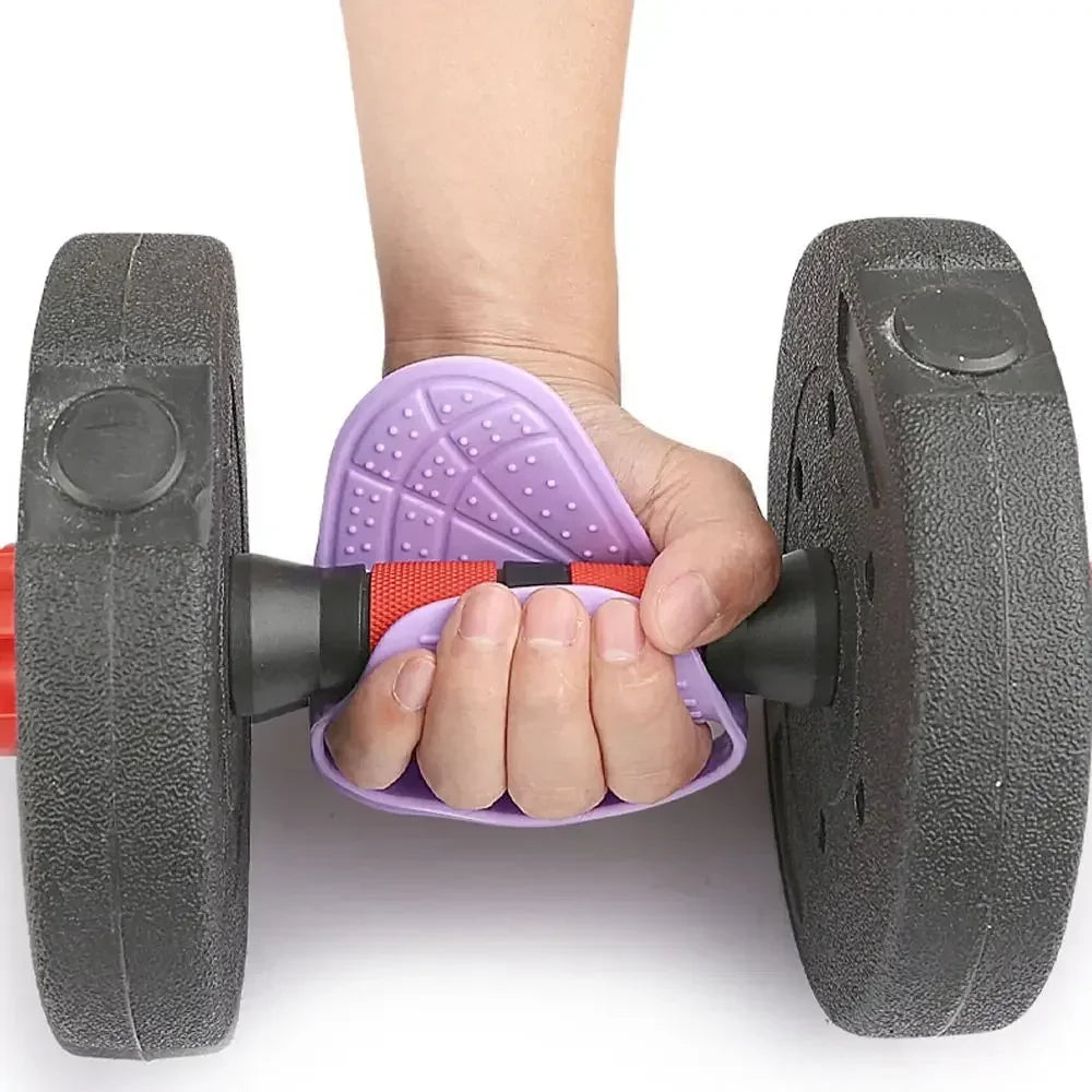 New 1Pair Silicone Weight Lifting Grip Pads Gloves Non-Slip Palm Protection Hand Grips Unisex Dumbbell Pull-up Strength Training