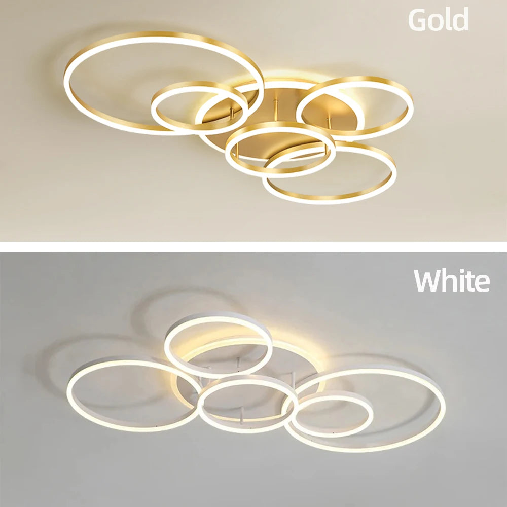 Modern LED Ceiling Chandelier Lighting For Home Living Study Room Bedroom Dimmable Ceiling lamp Indoor Lighting decoration Lamps