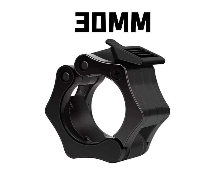 1/2Pcs 25/28/30mm Quick Release Barbell Clamps Spin Lock Barbell Collars Weight Bar Clips for Weightlifting Ad Strength Training