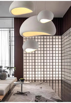 Nordic Wabi Sabi Style Led E27 Chandelier Lustre Dining Room Bedroom Hanghing Home Decor Bar Loft Pendant Fixtures Kitchen Lamp