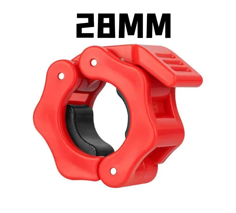 1/2Pcs 25/28/30mm Quick Release Barbell Clamps Spin Lock Barbell Collars Weight Bar Clips for Weightlifting Ad Strength Training