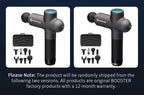 Booster Massage Gun Electric Neck Massager Smart Hit Fascia Gun for Body Massage Relaxation Fitness Electric Muscle Massager