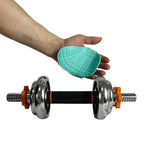 New 1Pair Silicone Weight Lifting Grip Pads Gloves Non-Slip Palm Protection Hand Grips Unisex Dumbbell Pull-up Strength Training