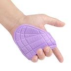 New 1Pair Silicone Weight Lifting Grip Pads Gloves Non-Slip Palm Protection Hand Grips Unisex Dumbbell Pull-up Strength Training