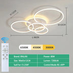 Modern LED Ceiling Chandelier Lighting For Home Living Study Room Bedroom Dimmable Ceiling lamp Indoor Lighting decoration Lamps