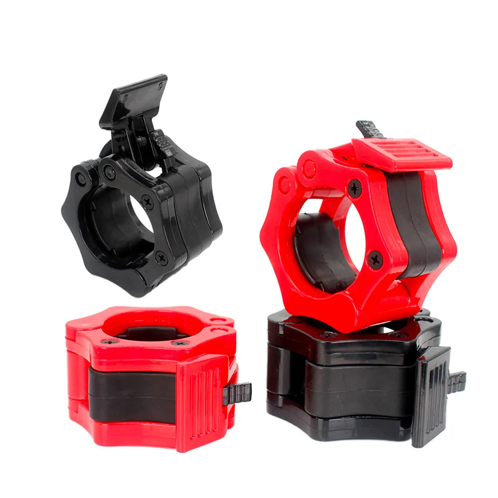 1/2Pcs 25/28/30mm Quick Release Barbell Clamps Spin Lock Barbell Collars Weight Bar Clips for Weightlifting Ad Strength Training
