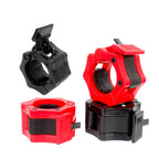 1/2Pcs 25/28/30mm Quick Release Barbell Clamps Spin Lock Barbell Collars Weight Bar Clips for Weightlifting Ad Strength Training