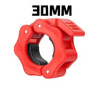 1/2Pcs 25/28/30mm Quick Release Barbell Clamps Spin Lock Barbell Collars Weight Bar Clips for Weightlifting Ad Strength Training