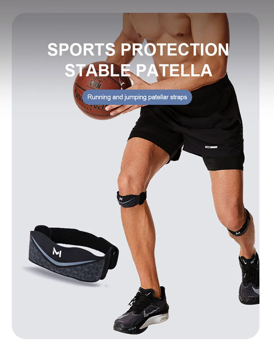 1PCS Adjustable Patella Stabilizer Brace For Knee Pain Relief Tendonitis & Arthritis Support Running Sports Strap Jumper