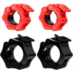 1/2Pcs 25/28/30mm Quick Release Barbell Clamps Spin Lock Barbell Collars Weight Bar Clips for Weightlifting Ad Strength Training