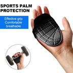 New 1Pair Silicone Weight Lifting Grip Pads Gloves Non-Slip Palm Protection Hand Grips Unisex Dumbbell Pull-up Strength Training