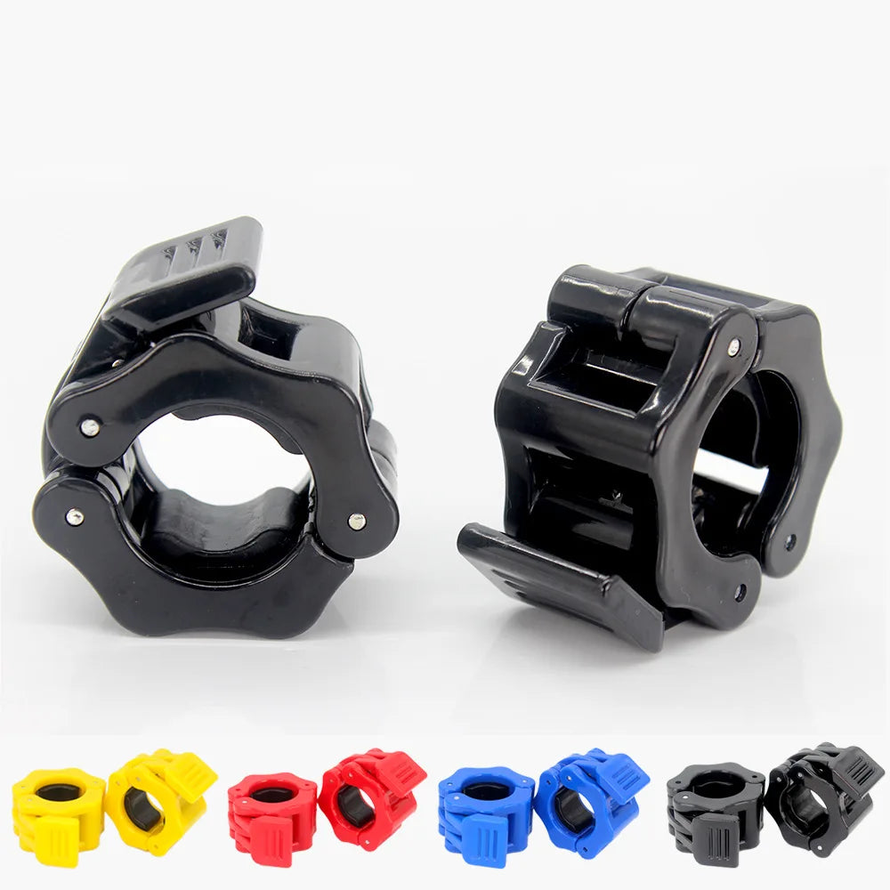 1/2Pcs 25/28/30mm Quick Release Barbell Clamps Spin Lock Barbell Collars Weight Bar Clips for Weightlifting Ad Strength Training