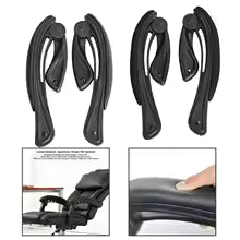 Generic 2Pcs Universal Office Chair Armrest Replacement Convenient Accessory Movable, 4 Holes, 37cmx6.5cmx28cm