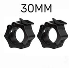1/2Pcs 25/28/30mm Quick Release Barbell Clamps Spin Lock Barbell Collars Weight Bar Clips for Weightlifting Ad Strength Training