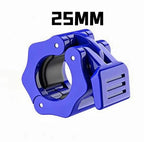 1/2Pcs 25/28/30mm Quick Release Barbell Clamps Spin Lock Barbell Collars Weight Bar Clips for Weightlifting Ad Strength Training