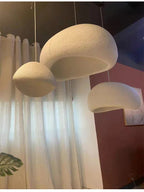 Nordic Wabi Sabi Style Led E27 Chandelier Lustre Dining Room Bedroom Hanghing Home Decor Bar Loft Pendant Fixtures Kitchen Lamp