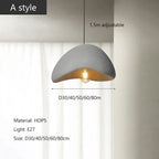 Nordic Wabi Sabi Style Led E27 Chandelier Lustre Dining Room Bedroom Hanghing Home Decor Bar Loft Pendant Fixtures Kitchen Lamp