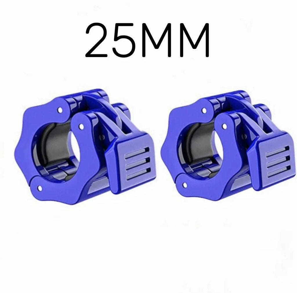 1/2Pcs 25/28/30mm Quick Release Barbell Clamps Spin Lock Barbell Collars Weight Bar Clips for Weightlifting Ad Strength Training