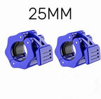 1/2Pcs 25/28/30mm Quick Release Barbell Clamps Spin Lock Barbell Collars Weight Bar Clips for Weightlifting Ad Strength Training