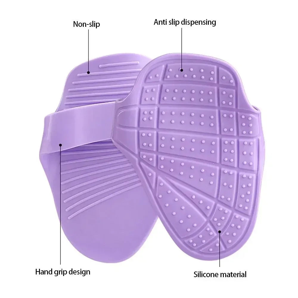 New 1Pair Silicone Weight Lifting Grip Pads Gloves Non-Slip Palm Protection Hand Grips Unisex Dumbbell Pull-up Strength Training