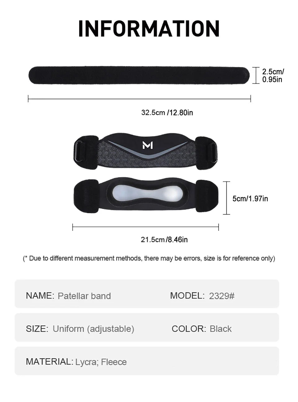 1PCS Adjustable Patella Stabilizer Brace For Knee Pain Relief Tendonitis & Arthritis Support Running Sports Strap Jumper