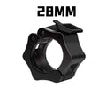 1/2Pcs 25/28/30mm Quick Release Barbell Clamps Spin Lock Barbell Collars Weight Bar Clips for Weightlifting Ad Strength Training