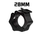 1/2Pcs 25/28/30mm Quick Release Barbell Clamps Spin Lock Barbell Collars Weight Bar Clips for Weightlifting Ad Strength Training