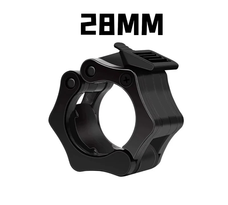 1/2Pcs 25/28/30mm Quick Release Barbell Clamps Spin Lock Barbell Collars Weight Bar Clips for Weightlifting Ad Strength Training