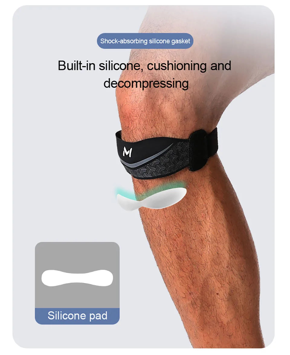 1PCS Adjustable Patella Stabilizer Brace For Knee Pain Relief Tendonitis & Arthritis Support Running Sports Strap Jumper